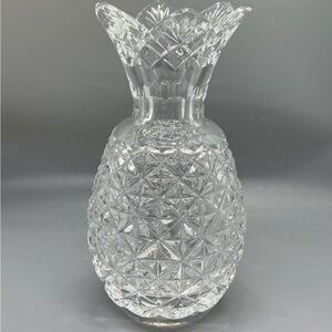 Vintage Waterford Crystal Hospitality Pineapple Vase- Aprox Height 6.5” Width 5”